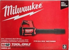 Milwaukee M12 Cordless Compact Blower 12 Volt 110 MPH-175 CFM Handheld 0852-20