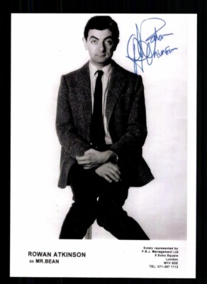 Rowan Atkinson Autogrammkarte bekannt aus Mr. Bean