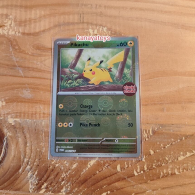Choki Choki Pikachu POKEBALL Reverse Holo 065/SV-P PROMO Pokemon