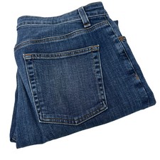 Eileen Fisher R16BD Blue Denim Jeans Size 6 Stretch Made In USA
