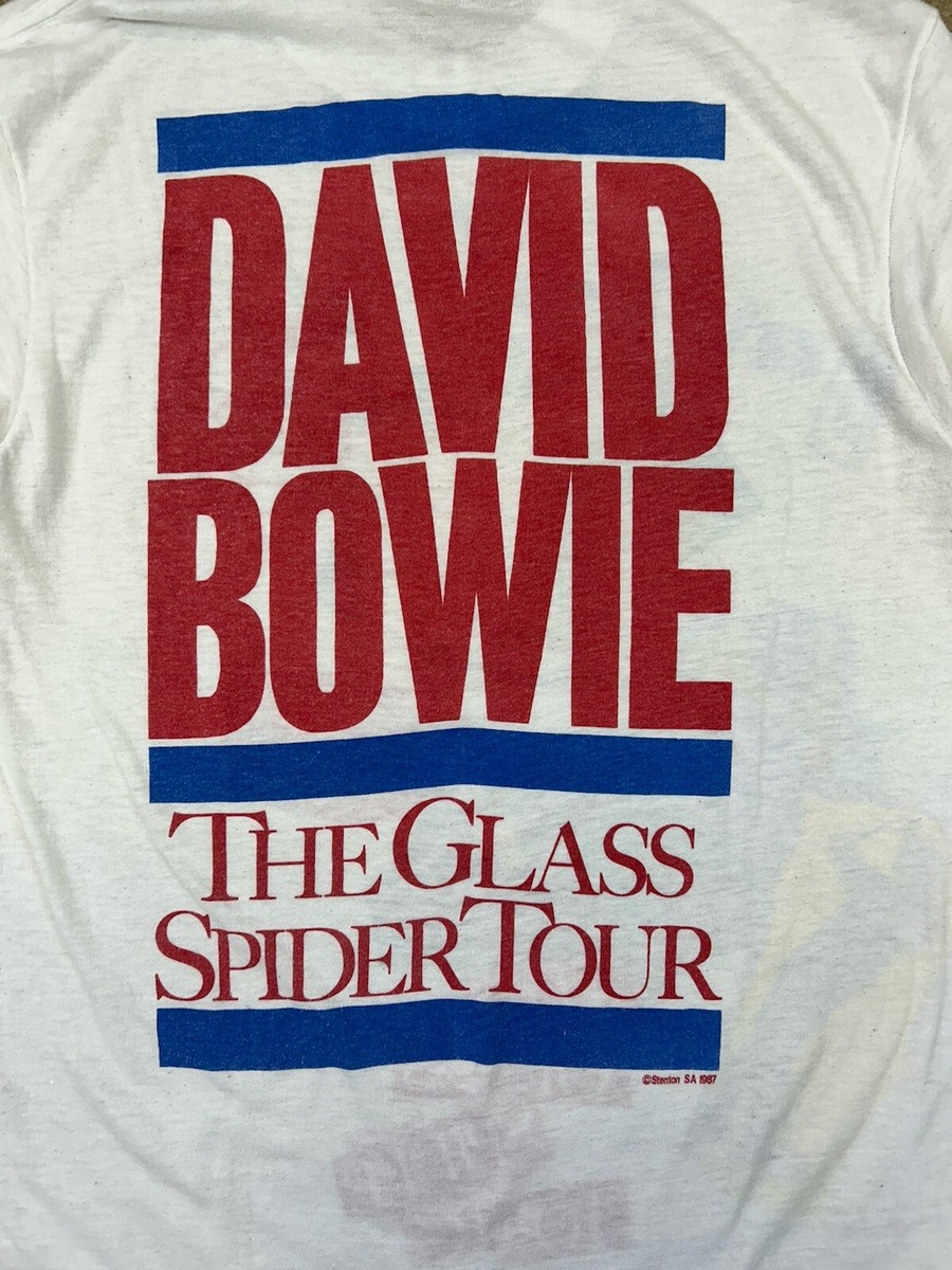 Vintage 1987 David Bowie Glass Spider Tour T Shirt Size XS