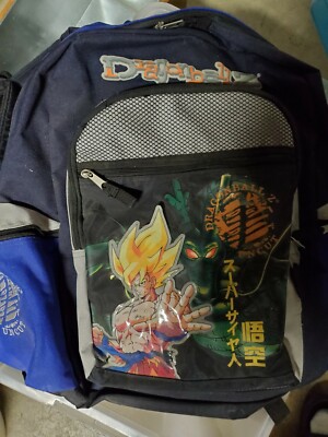 vintage 2002 Dragonball Z goku backpack anime Super Saiyan Official  Funimation