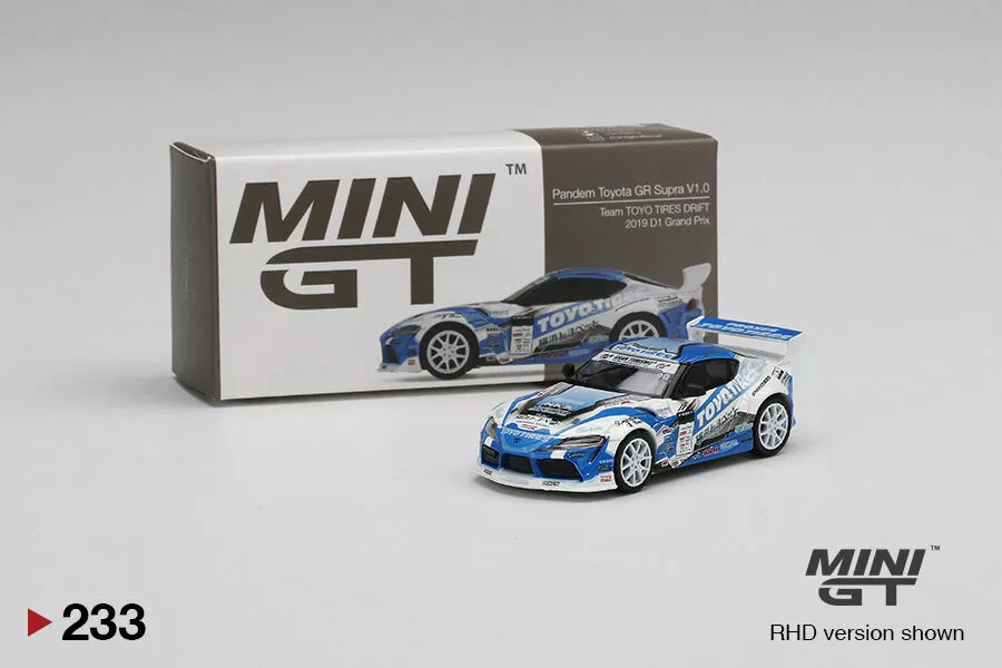 MINI GT #233 Pandem Toyota GR Supra V1.0 D1 JAPAN TOYO Blister Package – J  Toys Hobby