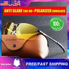 Tac HD Polarized Day Night Vision glasses Men Driving Pilot Aviator sunglasses