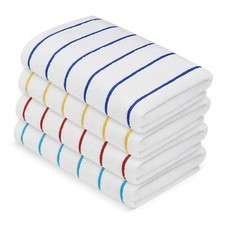 4 pieces Pack- 30x60 inches-XLarge Pool/Beach Striped Towels by MIMAATEX