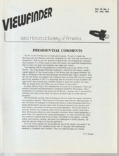 Viewfinder Journal of the Leica Historical Society of America 1982 IR KL3951