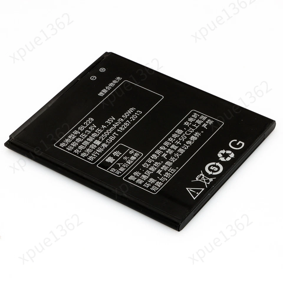 Reemplace Batería BL229 Para Lenovo A8 A806 A808T 4.35V 2500mAh Foto 3 de 4