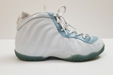 Nike Little Posite One Foamposite Shoes 'Aura Worn Blue' DM1095 400 - Size 2Y