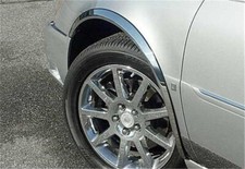 Fender Trim For Cadillac Dts 06-11 1.5 Wide Mirror Polish Stainless Set4