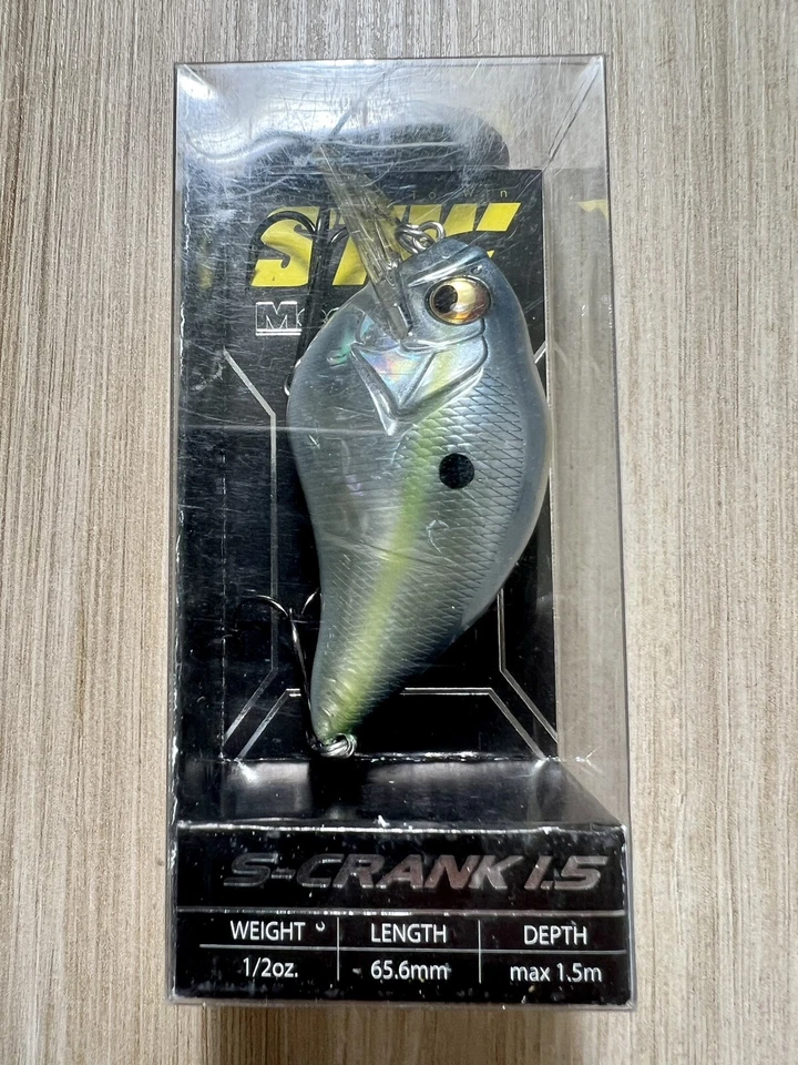 Megabass S-Crank 1.5 Square-bill Crankbait, Bass, Free Shipping! NWT! - Image 2 of 4