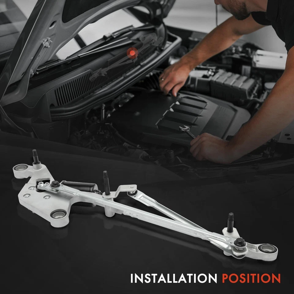 Conjunto de acoplamiento y motor limpiaparabrisas delantero para Mercedes-Benz Metris 16-23 Foto 2 de 4