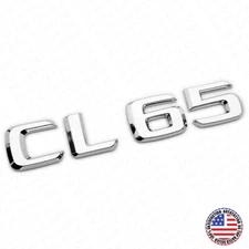 05-14 CL 65 Emblem Trunk Lid Letter Logo Nameplate Badge Decoration AMG Chrome