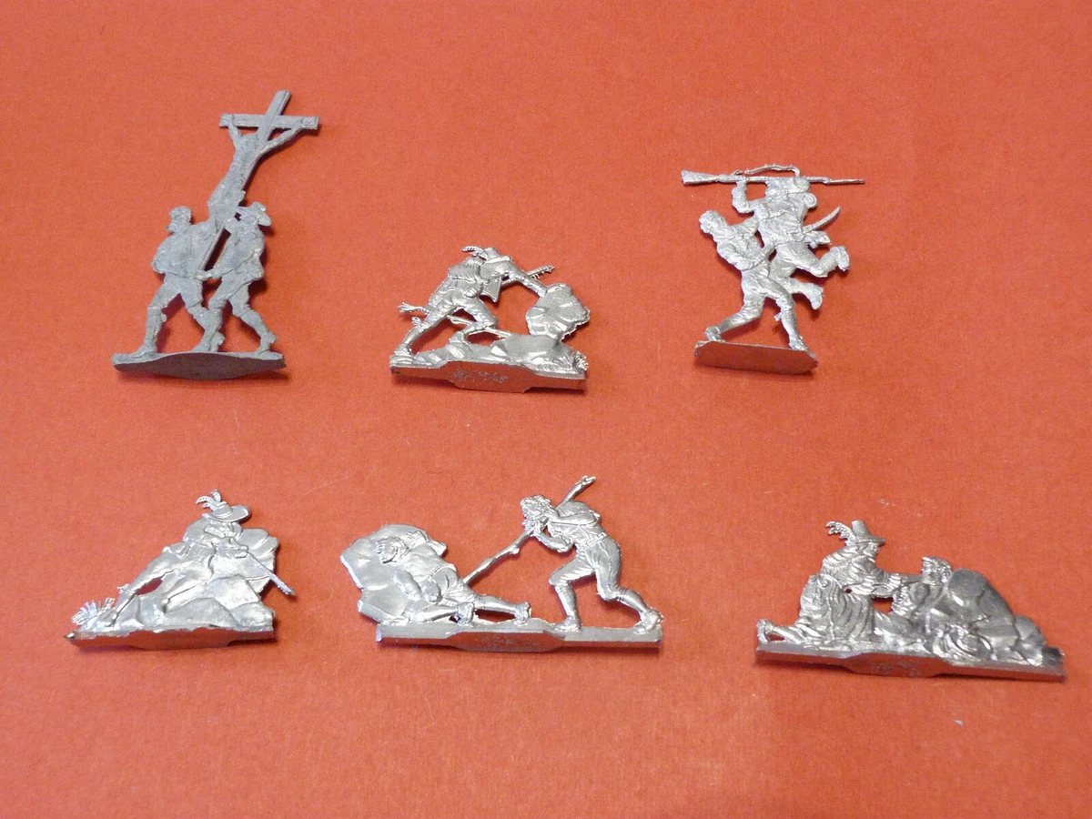 Soldats De Plats En étain – Tyroliens Premier Empire – Lot De 8 Figurines (30mm)