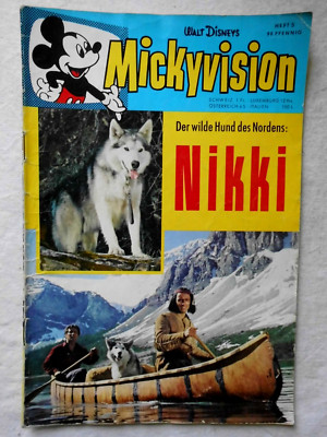 Comic ''Mickyvision'' Walt Disney Heft Nr.5-Der wilde Hund des Nordens: Nikki 1963