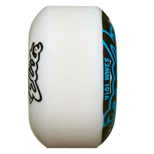 OJ Elite Wheels Elite 101a EZ Edge Skateboard Wheels White Blue 52mm - Picture 2 of 4