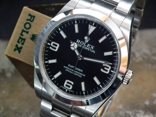 Beautiful October 2019 Rolex Oyster Explorer 214270 39mm Full Set Wristwatch - Picture 11 of 11