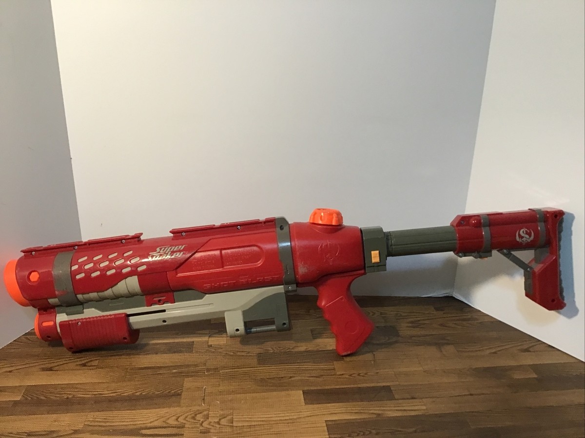 Nerf Red Super Soaker Shot Blast Hasbro Water Gun 2009 PUMP