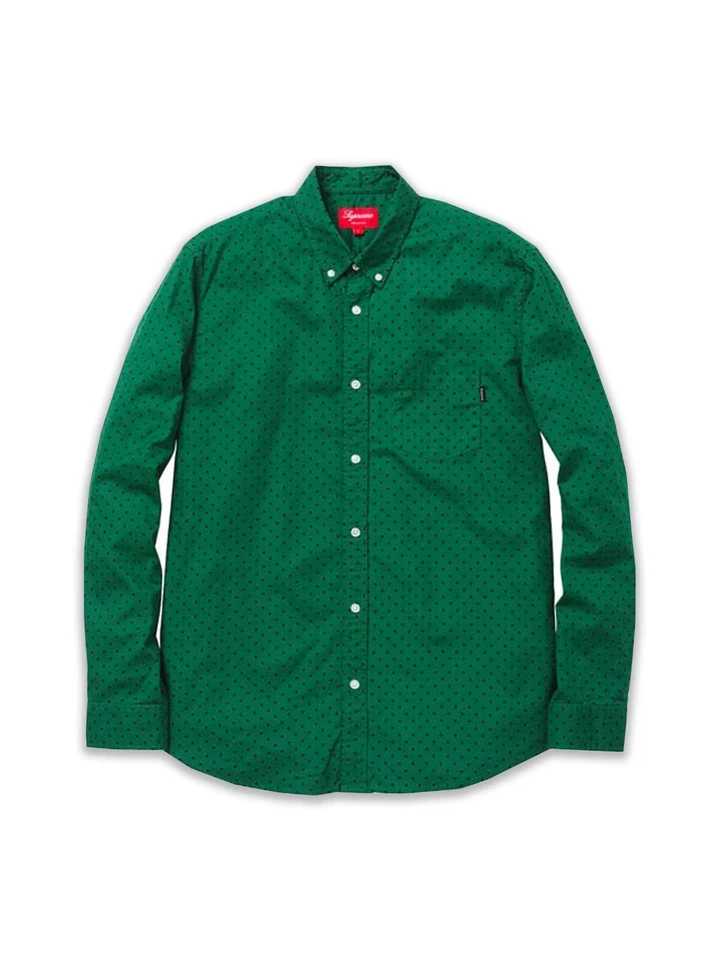 Supreme FW11 Supreme Polka Dot Button Up Shirt Size Medium - Image 2 of 4