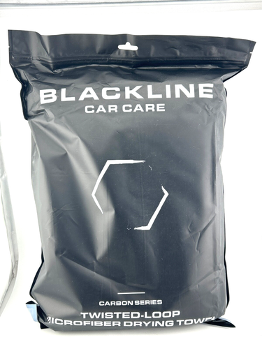 Blackline Car Care Carbon Series XL 3Ft Microfiber Car Drying Towel 24" x 36"