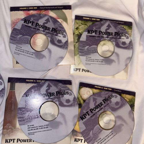 Kai's KPT Power Photos 3 Mac/Windows Software 8 CD Incompleted Missing one - Picture 4 of 8