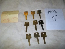 9 of Curtis & Ilco HD73 X58 key blank fits Honda motorcycles 1975-1976