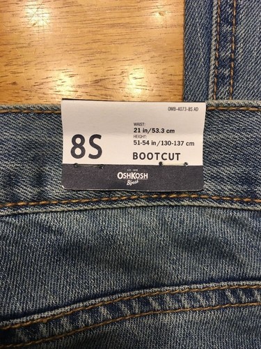 NWT Osh Kosh B'Gosh Girl's Boot Cut Blue Faded Jeans Cotton - Picture 43 of 69