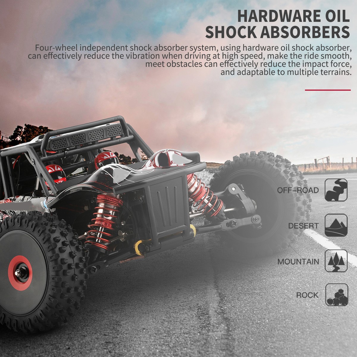 【中古】オフロードラジコン4WD 75km/h 1/12 Amazon.co.jp: ラジコンカー1/12スケール4WD高速75km/hオフ