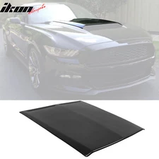 Fits 15-17 Ford Mustang Single Vent Feaux Ram Air Hood Scoop