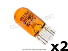 BMW/MINI (1995-2016) Bulb (12V - 5W) (Amber) FRONT (2) OSRAM-SYLVANIA + WARRANTY
