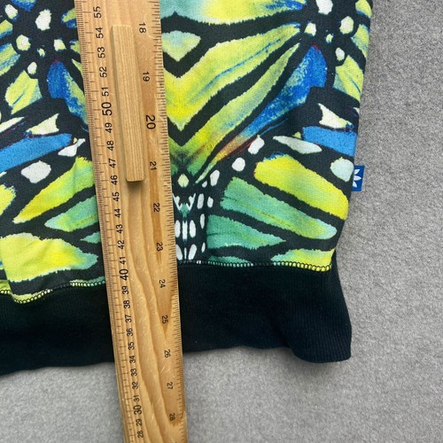 ADIDAS FARM RIO Sweatshirt UK 14 M BUTTERFLY Originals AOP Floral Trefoil Trippy - Picture 4 of 11