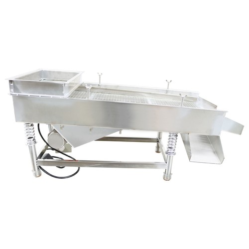 110V 5*25mm Long Strip Hole Sieving Machine Industry Linear Vibrating Screen 80W - Picture 9 of 17