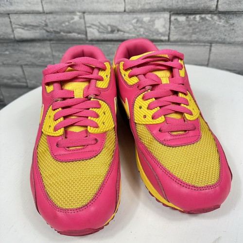 Nike Air Max 1 By You Nike ID Personalizadas Mujeres - Talla 7 Rosa y Amarillo - Imagen 2 de 8