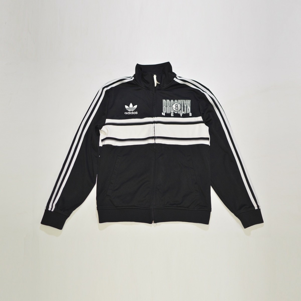 Adidas Brooklyn Nets Basketball NBA Track Top 6871A Size S | eBay