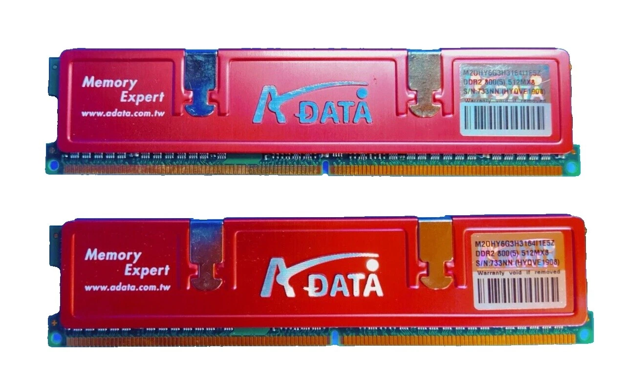ADATA DDR2 SDRAM Computer 512 MB Capacity per Module Memory (RAM)