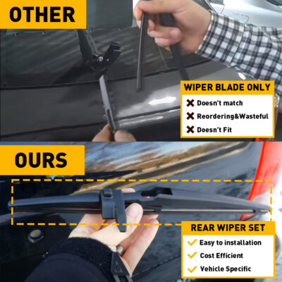 Brazo Y Hoja Limpiaparabrisas Trasero Para Toyota 4Runner (2003-2009) – Reemplazo Directo, Fácil Instalación