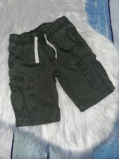 H M Green Cargo shorts boys size 4/5