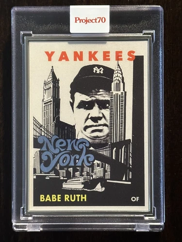 Topps PROJECT 70 Babe Ruth by Fucci artist proof to #11/51 SSP #367