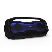 Rockbox 2.0 Portable Bluetooth Wireless Speakers with Led Lights, IP67 Black