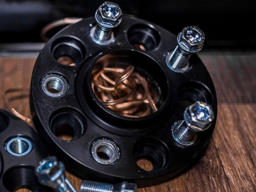 50mm 2x25mm Spurverbreiterung SCC für Porsche 5x112 + Schrauben Distanzscheibe - Bild 6 von 11