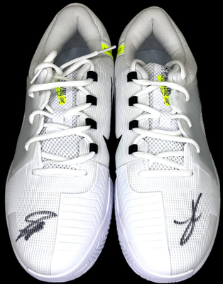 JANNIK SINNER SIGNED NIKE ZOOM GP CHALLENGE TENNIS SHOES WIMBLEDON