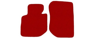 Basic Front Fußmatten Rot für BMW 3 E36 1990-1998 Automatten