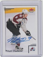 Matt Duchene 2012-13 Fleer Retro Autograph Auto #76 Avalanche Predators Stars
