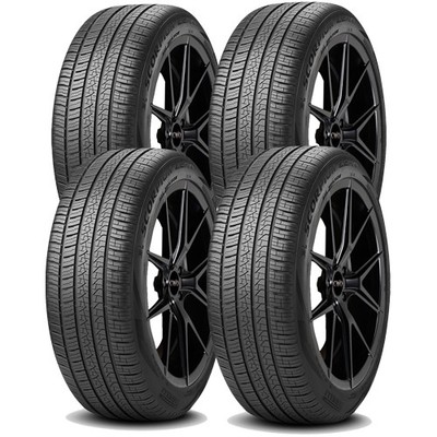 (QTY 4) 285/40R21 Pirelli Scorpion Zero All Season 109H XL Black Wall Tires