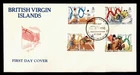 DR WHO 1990 BRITISH VIRGIN ISLANDS FDC OLYMPICS SPORTS COMBO $1 R65123