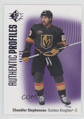 2021-22 SP Retail Authentic Profiles Purple 48/99 Chandler Stephenson #AP-7 15ok