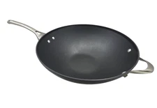 Calphalon Wok Fry Pan 13 Inch Commercial Anodized Aluminum 155
