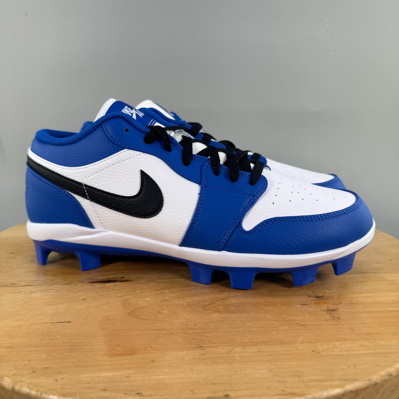 Nike Air Jordan 1 Retro MCS Low Mens Size 12 'Game Royal' Blue Baseball Cleats