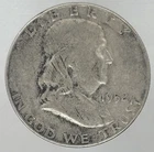 1952-S Franklin Half Dollar Silver