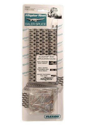 New Round Hay Baler Belt Splice Kit Alligator Rivet Repair #ARJ7/175