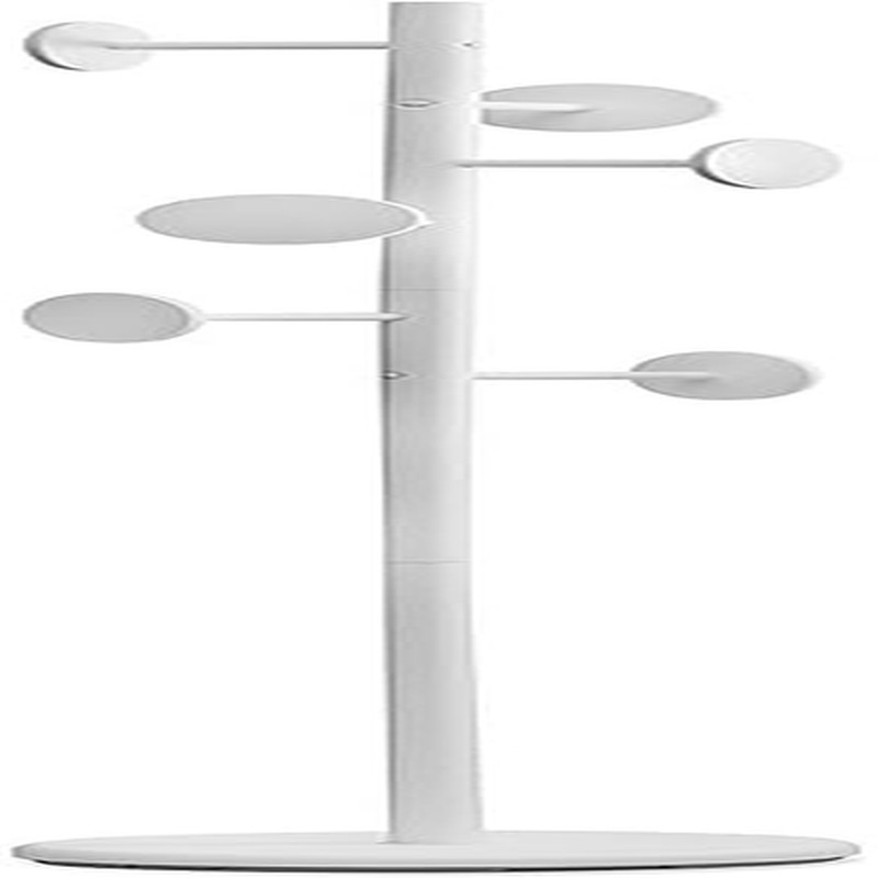 Appendiabiti Shiitake Balvi Bianco 174cm - Attaccapanni Design 6 Ganci